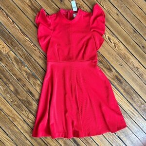 Red Anthropologie Dress
